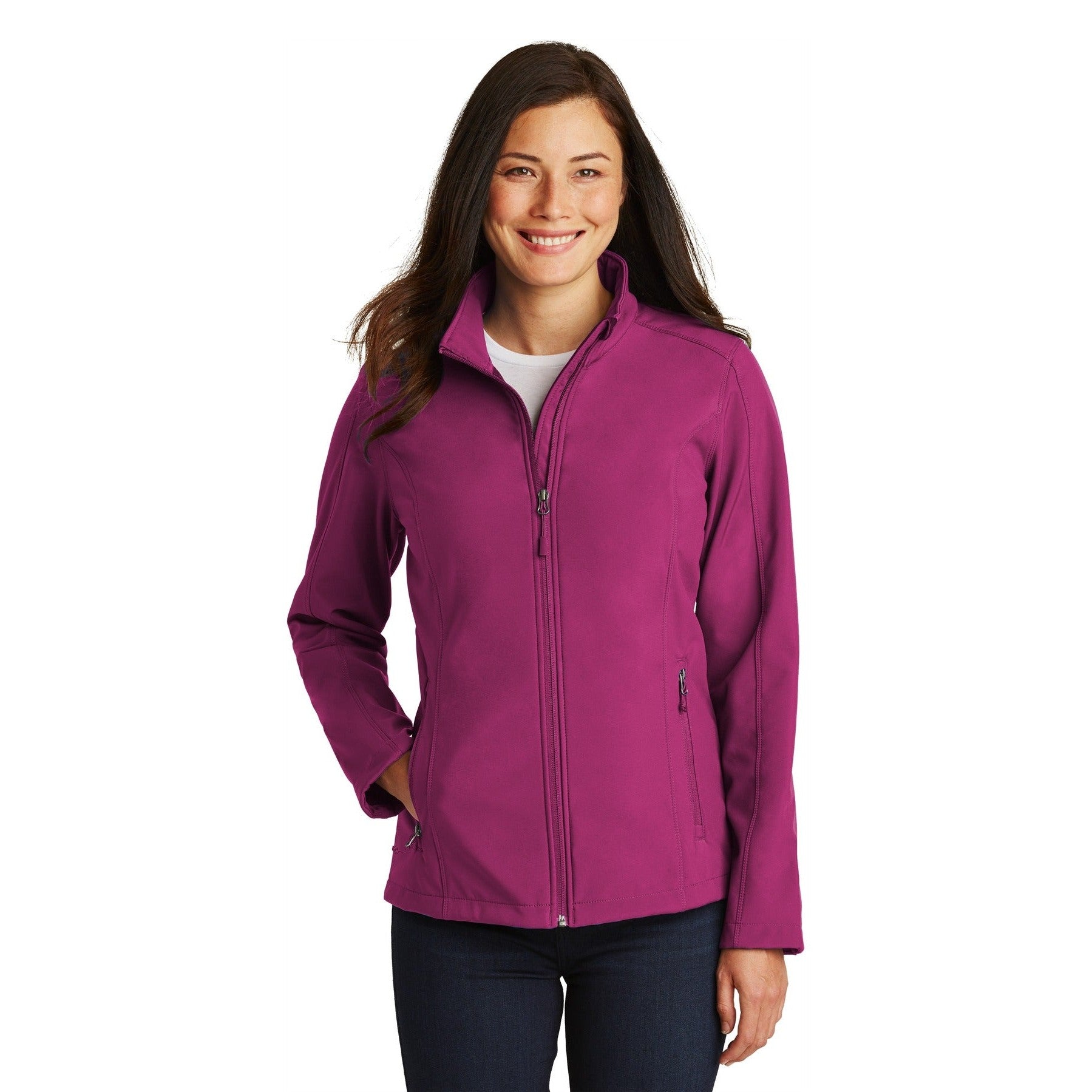 Port Authority-Port Authority® Women's Core Soft Shell Jacket. L317-MedTech-10